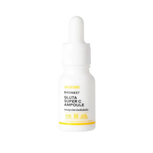 NESTME BIRDNEST GLUTA SUPER C AMPOULE 15ml. เนสท์มี เบิร์ดเนสท์ กลูต้า ซุปเปอร์ ซี แอมพูล