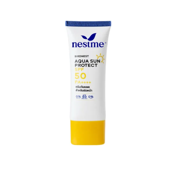 skin-care-makeup-1373 NESTME BIRDNEST AQUA SUN PROTECT SPF 50 PA++++ 50g. เนสท์มี อควา ซันโพรเทค เอสพีเอฟ50 พีเอ++++