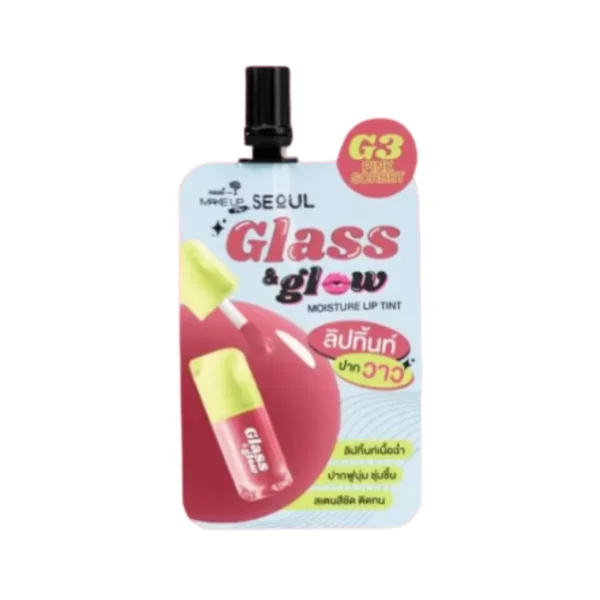 [กล่อง] Nami Glass&Glow Moisture Lip Tint G3 Pink Sorbet ลิปทิ้นท์ติดทน เนื้อฉ่ํา สีชัด ปากอิ่มนุ่มฟู