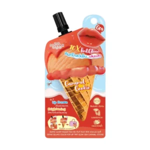Sistar ซิสต้าร์ เจลาโต้ คัลเลอร์ ป๊อป ลิป ทินท์โกลว์ (กล่อง 6 ซอง) G04 Caramel Cookie