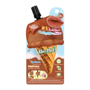 Sistar ซิสต้าร์ เจลาโต้ คัลเลอร์ ป๊อป ลิป ทินท์โกลว์ (กล่อง 6 ซอง) G05 Choc Mint