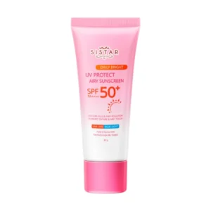 skin-care-makeup-1425 Sistar ซิสต้าร์ กันแดด ยูวี โพรเทค แอร์รี่ ซันสกรีน SPF50+ PA++++ แบบหลอด 30 กรัม Daily Bright(SST41)
