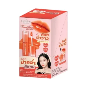 Sistar ซิสต้าร์ กลอสซี่ ฟิกซ์ ลิป ทินท์ 5 สี ลิปทินท์ ฉ่ําวาว (กล่อง) T03 กล่อง