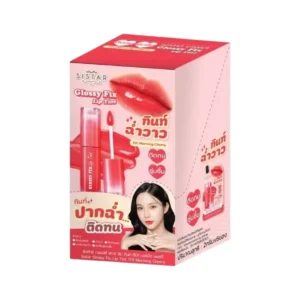 Sistar ซิสต้าร์ กลอสซี่ ฟิกซ์ ลิป ทินท์ 5 สี ลิปทินท์ ฉ่ําวาว (กล่อง) T01 กล่อง