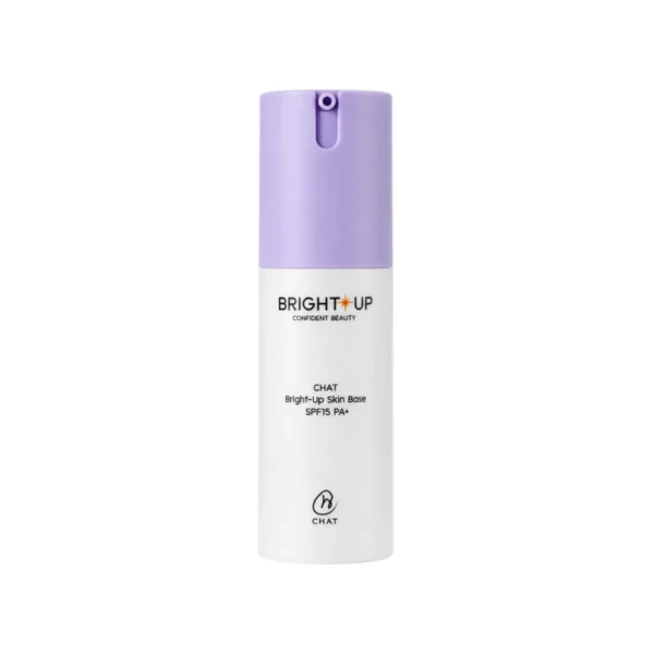 CHAT Bright-Up Skin Base SPF15 PA+ ไบรท์อัพเหมยตูน้องฉัตร 30g. Lovely purple