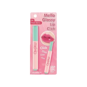 Mello Glassy Lip Click เมลโล กลาสซี่ ลิป คลิก ลิปบาล์มกันแดด 2 กรัม [ แบบแท่ง ] สี 04 ฟรอม เบอร์รี่