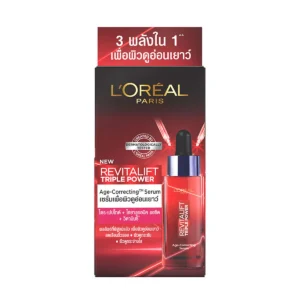 skin-care-makeup-1524 ลอรีอัล เซรั่มรีไวทัลลิฟท์ ทริปเปิล พาวเวอร์ เอจ-คอร์เรคติ้ง 6 มล. x 6