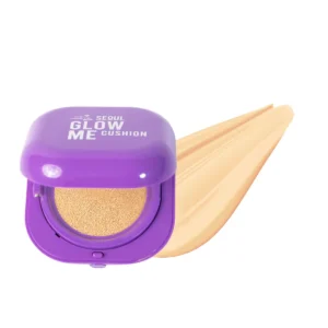 Nami Make Up Pro Seoul Glow Me Cushion SPF35 PA+++ 12g. เบอร์02 (มีสีเดียว) คุชชั่นม่วง สูตรฉ่ําโกลว์ เล่นแสง