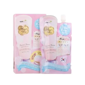 [กล่อง] Nami Magic White Facial Foamโฟมล้างหน้า สะอาดใสวิ้งค์ ลดความมัน