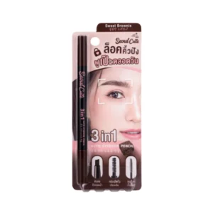 Nami Make Up Pro Seoul Cute 3in1 Auto Eyebrow Pencil ดินสอเขียนคิ้ว 3in1 ดินสอ/แปรง/เจลล็อค เขียนง่าย