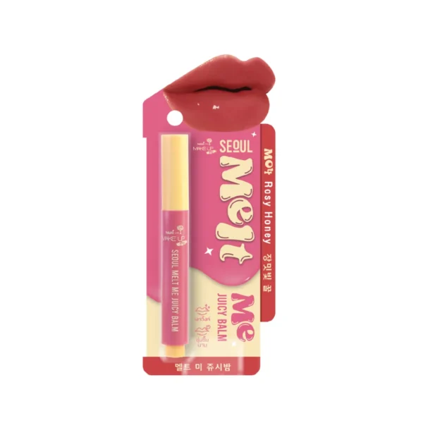 Nami Make Up Pro Seoul Melt Me Juicy Balm M04 ลิปปากกา นามิ กลอสบาล์ม เม็ดสีชัด 1.8g M04 โรซี่ ฮันนี่
