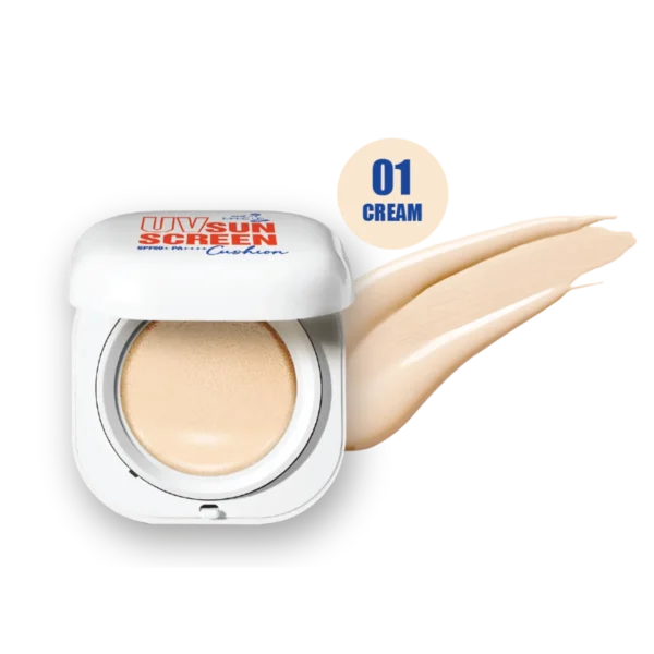 skin-care-makeup-1563 Nami Make Up Pro Seoul UV Sunscueen Cushion SPF50+ PA++++ 01 Cream 12g. คุชชั่นกันแดด เนื้อแมตต์ ปกปิด คุมมัน