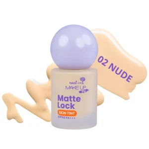 [ขวด] Nami Make Up Pro Matte Lock Skin Tint 02 Nude 35g. รองพื้นสกินทิ้นท์ เนื้อทิ้นท์ สูตรแมตต์ แนบผิว ติดทน คุมมัน