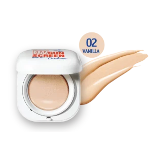 skin-care-makeup-1567 Nami Make Up Pro Seoul UV Sunscreen Cushion SPF50+ PA++++ 02 Vanilla 12g. คุชชั่นกันแดด เนื้อแมตต์ ปกปิด คุมมัน