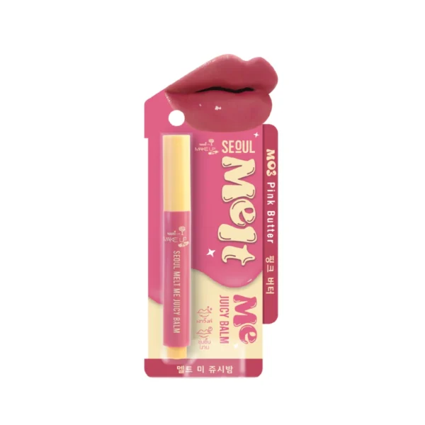 skin-care-makeup-1572 Nami Make Up Pro Seoul Melt Me Juicy Blam M03 Pink Butter 1.8g ลิปปากกา นามิ กลอสบาล์ม เม็ดสีชัด