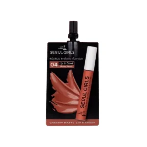 [กล่อง] Nami Make Up Pro Seoul Girls Creamy Matte Lip & Cheek 04:Honey Peach ลิปโซลเกิร์ลนามิ แมตต์ สีชัดติดทน ตา แก้ม ปาก