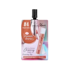 [กล่อง] Nami Make Up Pro Seoul Glam Glossy Creamy Tint #4 Peachy Coral ลิปโซลแกลม สีชัด แน่นติดทน ฉ่ําวาว