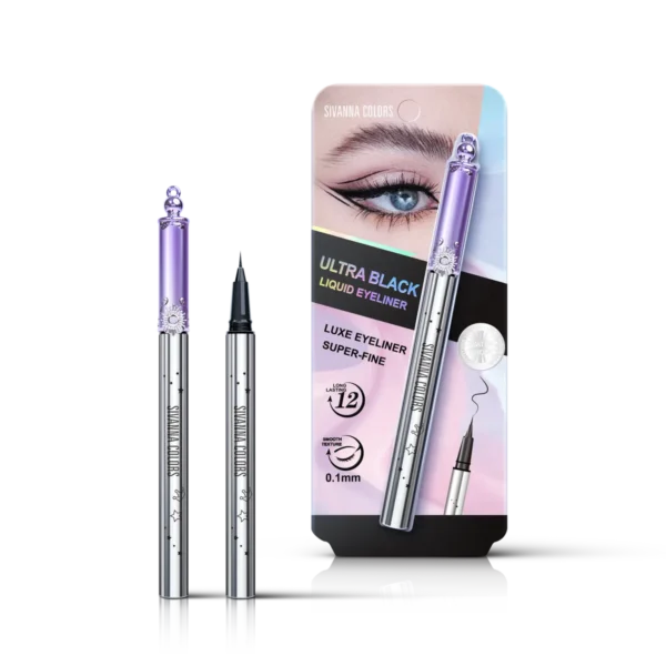 Sivanna Colors ULTRA BLACK LIQUID EYELINER : ES8021 | อายไลเนอร์ #อายไลเนอร์หัวเล็ก เขียนง่าย แห้งไว กันนํ้ากันเหงื่อ