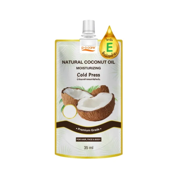 skin-care-makeup-1605 POCARE Natural Coconut Oil 100% (Moisturizing) 35 ml. น้ํามันมะพร้าวสกัดเย็น เพื่อผิวและผม #POCareThailand