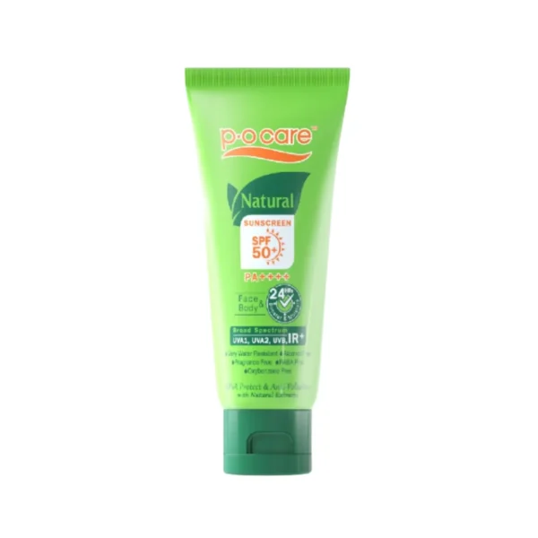 skin-care-makeup-1618 POCARE NATURAL SUNSCREEN SPF50+ PA++++ 70 ml ครีมกันแดดเนเชอรัล #POCareThailand