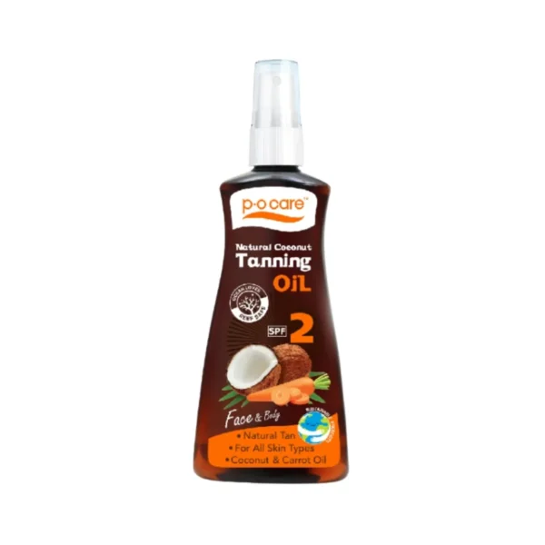 skin-care-makeup-1620 POCARE NATURAL COCONUT TANNING OIL SPF2 165ml แทนนิ่งออยล์จากธรรมชาติ ผิวแทนสวย ไม่มีสารทําร้ายปะการัง