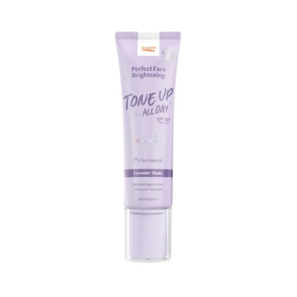 POCARE PERFECT FACE BRIGHTENING TONE UP SPF50+ PA++++ 40ml กันเเดด โทนอัพ ติดทน ปรับสีผิว กันน้ํา ไม่ติดขน [มี 2 เฉดสี ] Lavender