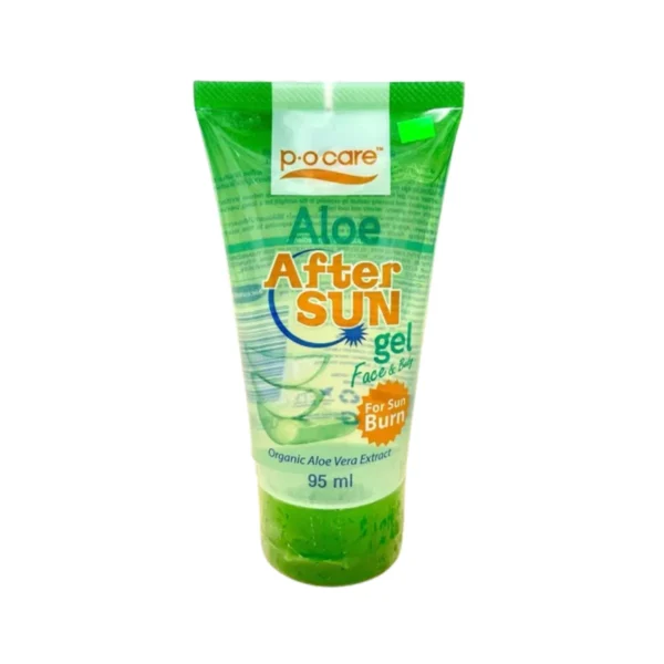 POCARE ALOE AFTER SUN GEL (Face&Body) #เจลว่านหางจระเข้ บรรเทาผิวแสบไหม้หลังออกแดด ฟื้นฟูผิวแห้งเสีย 95 ml