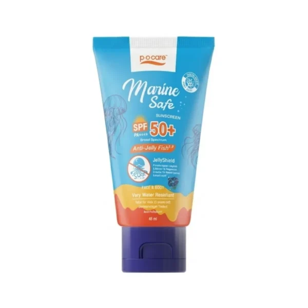 POCARE MARINE SAFE SUNSCREEN SPF50+PA++++ 45ml กันแดดกันแมงกะพรุน กันน้ํา VERY WATER RESISTANT