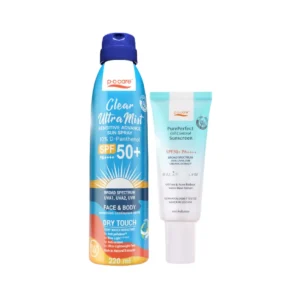 [เซตสําหรับคนเป็นสิว] POCARE Make up Lover Set - Pure Perfect 40 ml + Ultra mist 220 ml คุมมัน กันน้ํา กันเหงื่อ
