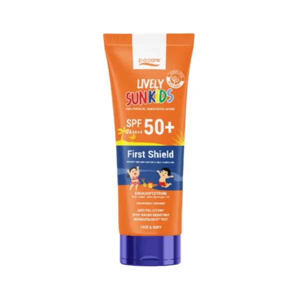 skin-care-makeup-1650 POCARE LIVELY SUNKIDS 85ML SPF50+ PA++++ กันแดดเด็กพีโอแคร์ สูตรฟิสิคัล ผิวแพ้ง่ายใช้ได้ กันน้ํา WATER RESISTANT