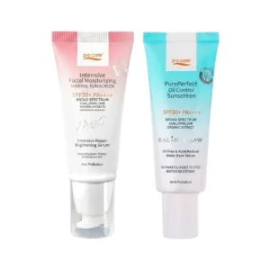 [คู่หูกันแดด] P.O.Care Hyac+ & Pure Prefect Sunscreen 40 ml. กันแดดไฮยาซี +กันแดดเนื้อน้ําคุมมัน เหมาะสําหรับผิวแพ้ง่าย