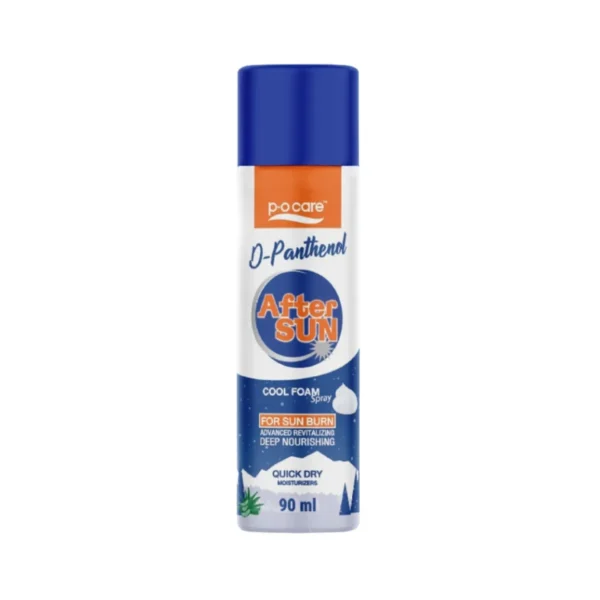 skin-care-makeup-1690 POCARE D-PANTHENOL AFTER SUN FOAM SPRAY 90ml พีโอแคร์ สเรปย์ฟื้นฟูผิวไหม้ ผิวอักเสบ ลอก จากแสงแดดและความร้อนสูตรพิเศษ