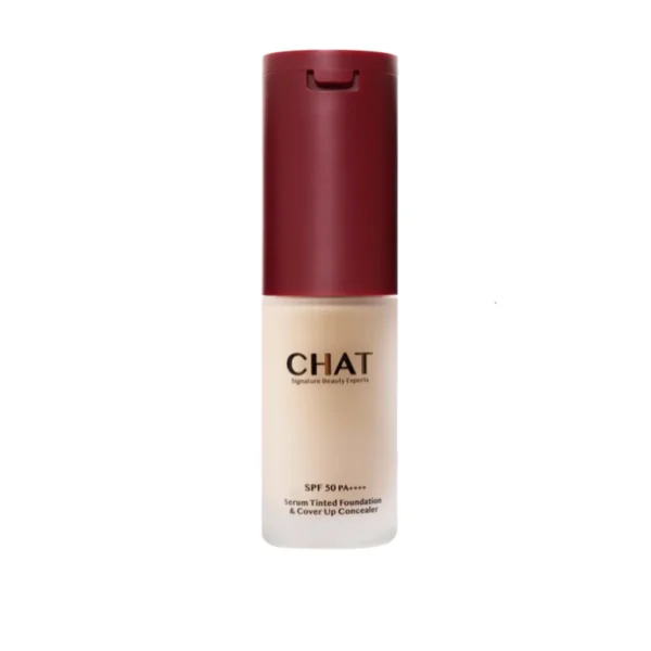 skin-care-makeup-1726 SKIN TINT CHAT SERUM COVER UP CONCEALER สกินทินท์ฝาแดงน้องฉัตร - เบอร์ 2.5 ขาวเหลือง