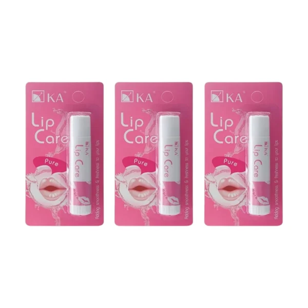 KA Lip Care กลิ่น Pure (3 ชิ้น) / เคเอ ลิปแคร์ กลิ่น เพียว 3 ชิ้น ลิปแคร์