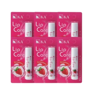 KA Lip Care กลิ่น Strawberry (6 ชิ้น) / เคเอ ลิปแคร์ กลิ่นสตรอเบอรี่ 6 ชิ้น ลิปแคร์