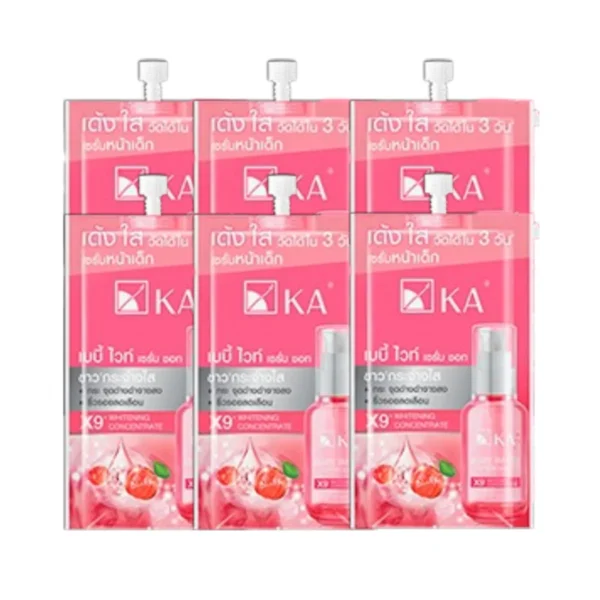 KA BABY WHITE SERUM SHOT 8 ml. (1 กล่อง บรรจุ 6 ซอง)