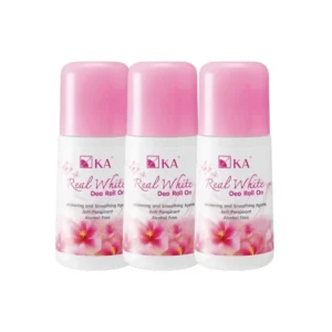 KA Real White Deo Roll On - Grace 25 ml. (3 ชิ้น)/ เคเอ เรียล ไวท์ ดีโอ กลิ่นเกรซ โรลออนระงับกลิ่นกาย