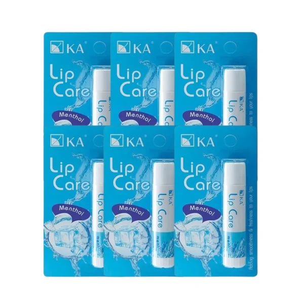 skin-care-makeup-1769 KA Lip Care กลิ่น Menthol (6 ชิ้น) / เคเอ ลิปแคร์ กลิ่น เมนทอล 6 ชิ้น ลิปแคร์