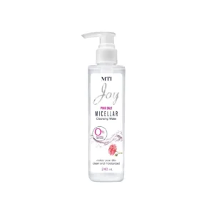 skin-care-makeup-1786 MTI JOY PINK SALT MICELLAR ไมเซลลาร์น้ําเช็ดเครื่องสําอาง สูตรเกลือทิมาลายันสีชมพู ไม่มีส่วนผสมของน้ําหอม แอลกอฮอล์ ขนาด 240 มล.