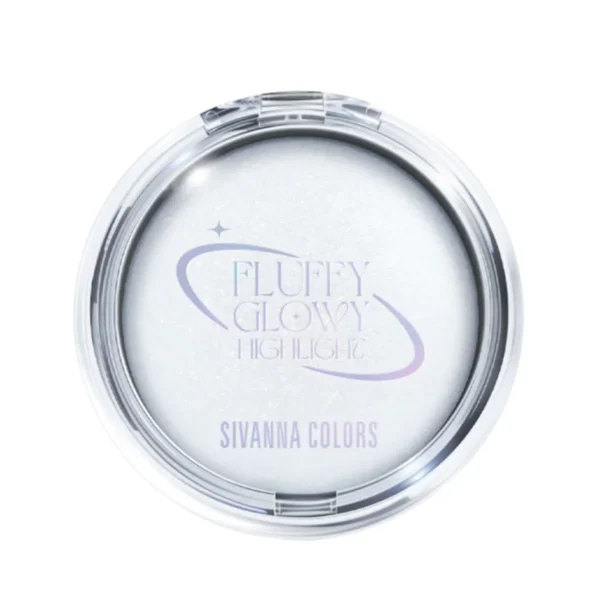 skin-care-makeup-1803 Sivanna Colors Fluffy Glowy HIGHLIGHT : HF313 #ไฮไลท์สไลม์ No.01 White Beach
