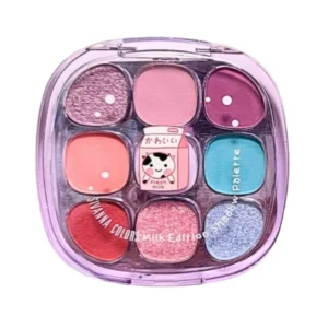 Sivanna Colors Milk Edition Shadow Palette : HF742 #อายแชโดว์ 9 เฉดสีในตลับเดียว สีแน่น สีสวย เกลี่ยง่าย เนื้อละเอียด No.02