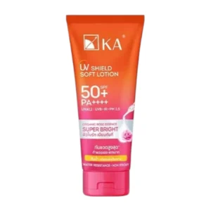 [ขนาดใหม่] KA UV Shield Soft Lotion SPF 50+ PA++++ (Super Bright) 140 ml.