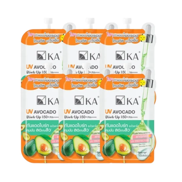 [NEW ARRIVAL] KA UV Avocado Blink-Up SPF 50+ PA++++ 7g 1 กล่อง (บรรจุ 6ชิ้น)