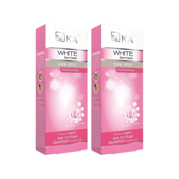 KA White Spot Cream - 45 g. (2 ชิ้น) / เคเอ ไวท์ สปอต ครีม 45กรัม (2 ชิ้น) สูตรลดจุดด่างดํา
