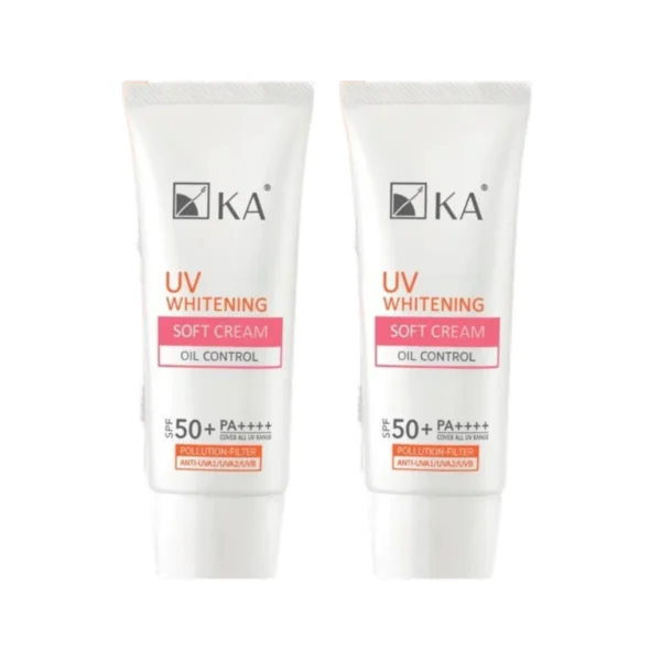 [NEW ARRIVAL] KA UV WHITENING SOFT CREAM SPF 50+ PA++++ 50g.(2 ชิ้น) / เคเอ ยูวี ไวท์เทนนิ่ง ซอฟ ครีมกันแดดขนนก (2 ชิ้น)