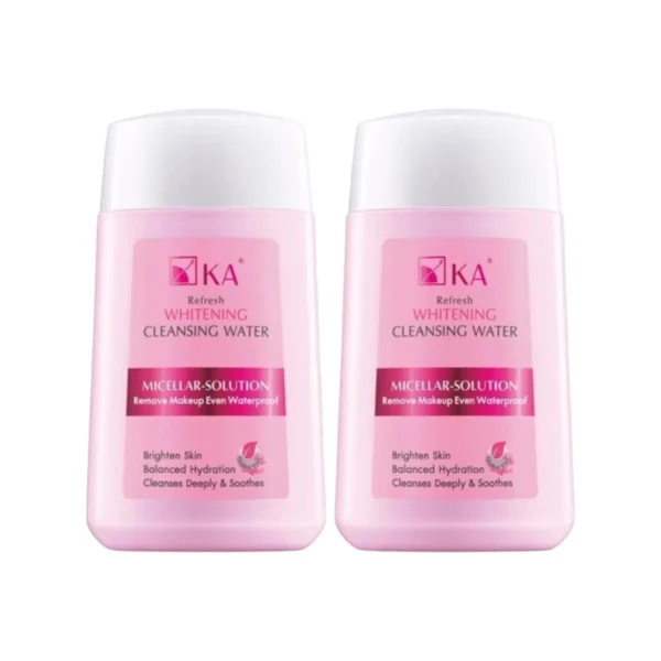 skin-care-makeup-1857 KA Refresh Cleansing Water สูตร Whitening ขนาด 85 ml. (2 ชิ้น) / เคเอ รีเฟรช คลีนซิ่ง วอเตอร์