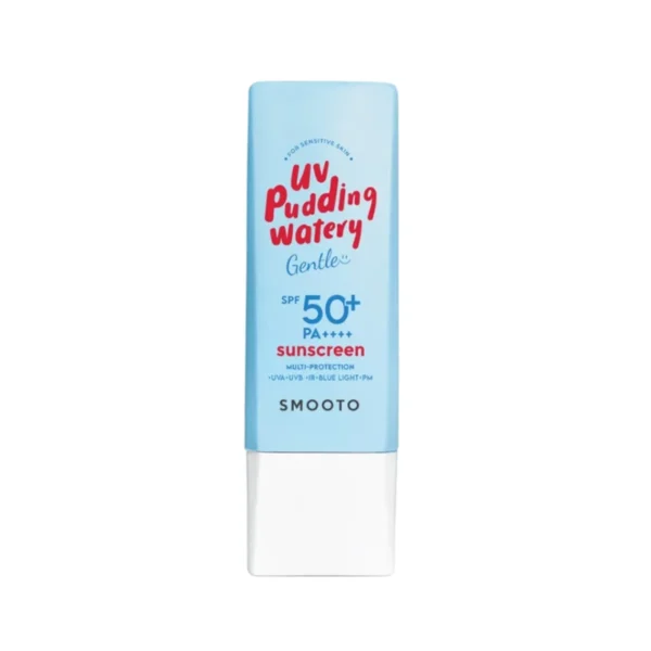 SMOOTO สมูทโตะ ยูวี พุดดิ้ง วอเตอร์รี ซันสกรีน (กันแดดพุดดิ้ง) สูตรผิวเป็นสิว แบบหลอด สีฟ้า (SMT181/หลอด)