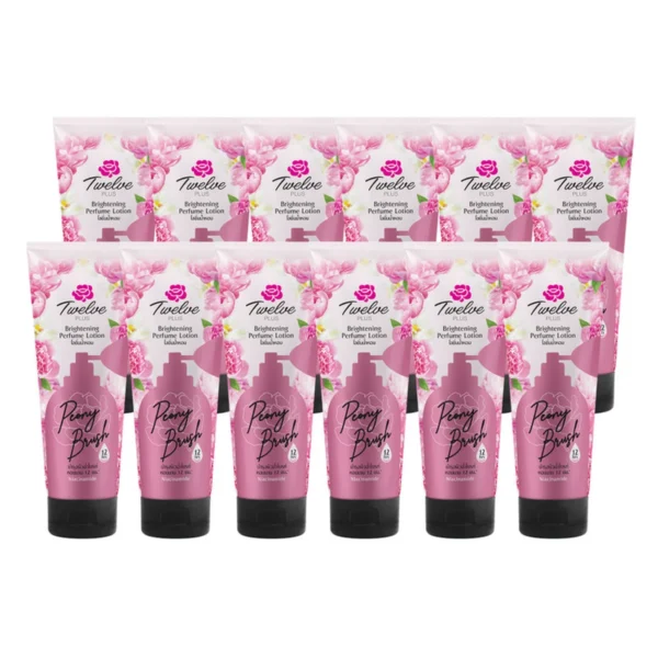 skin-care-makeup-1891 ทเวล์ฟ พลัส โลชั่นน้ําหอมไวท์เทนนิ่ง Peony Brush 180G x12