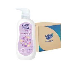 skin-care-makeup-1894 เบบี้มายด์ โลชั่นบํารุงผิว Double Milk (ม่วงเข้ม) 350ml x12