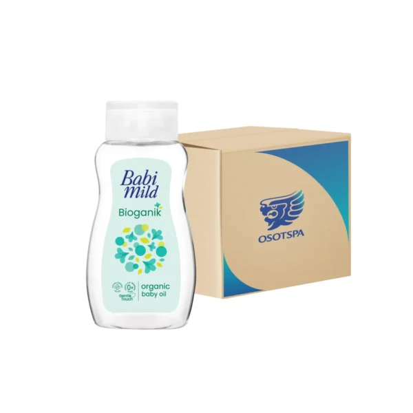 skin-care-makeup-1904 เบบี้มายด์ ออยล์ ไบโอแกนิก 200 มล. x12